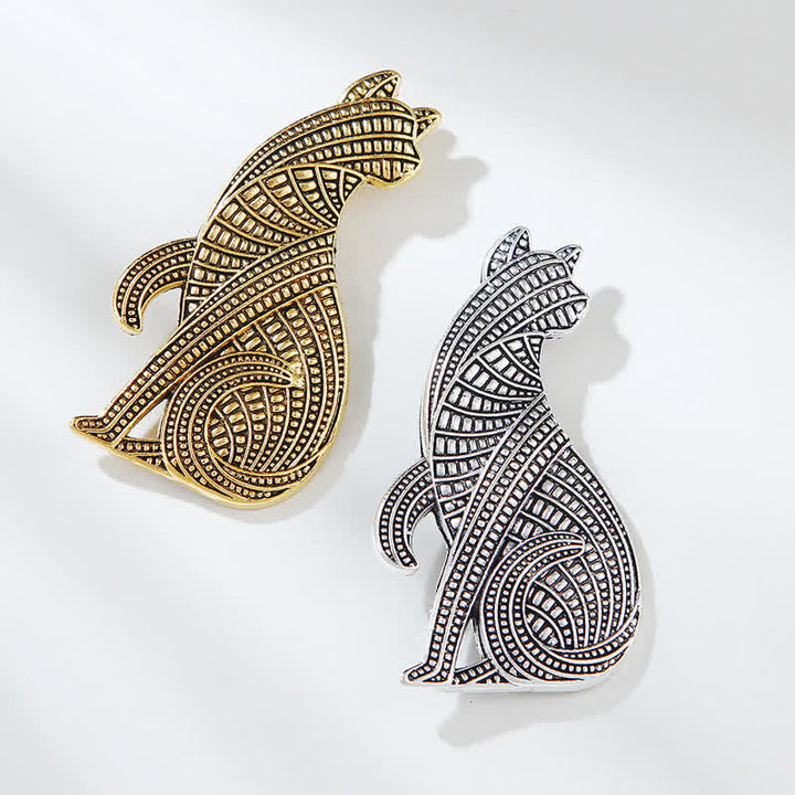 Broche fantaisie vintage unisexe en plaqué or et argent avec motif araignée