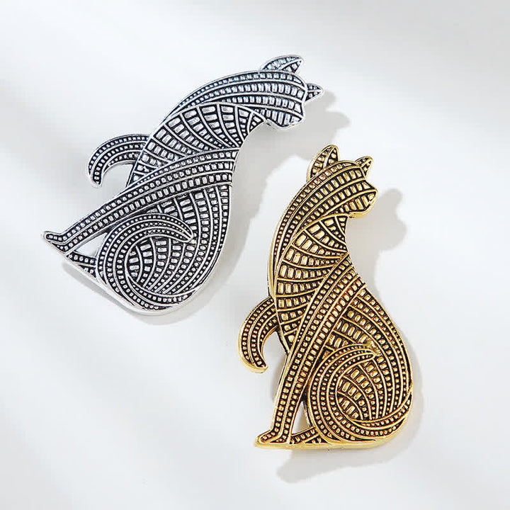 Broche fantaisie vintage unisexe en plaqué or et argent avec motif araignée