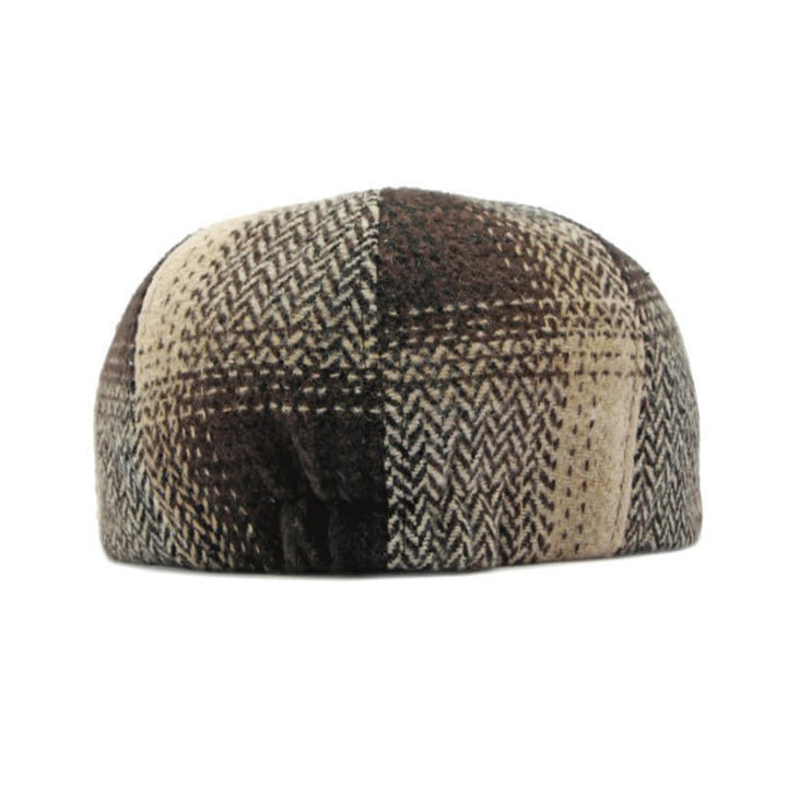 Béret gavroche à chevrons rayé de style britannique - image 19