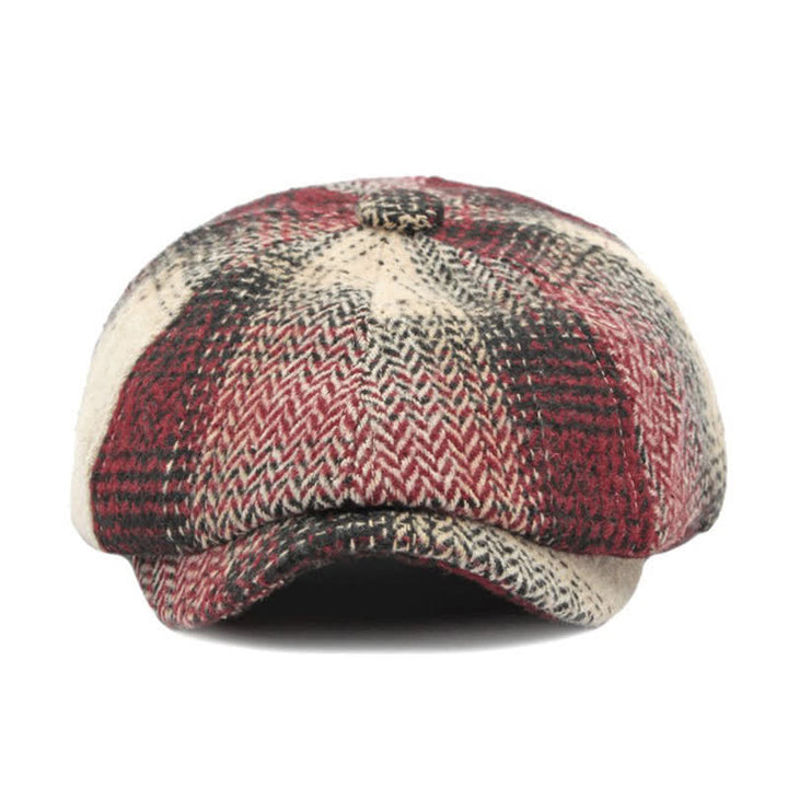 Béret gavroche à chevrons rayé de style britannique - image 13