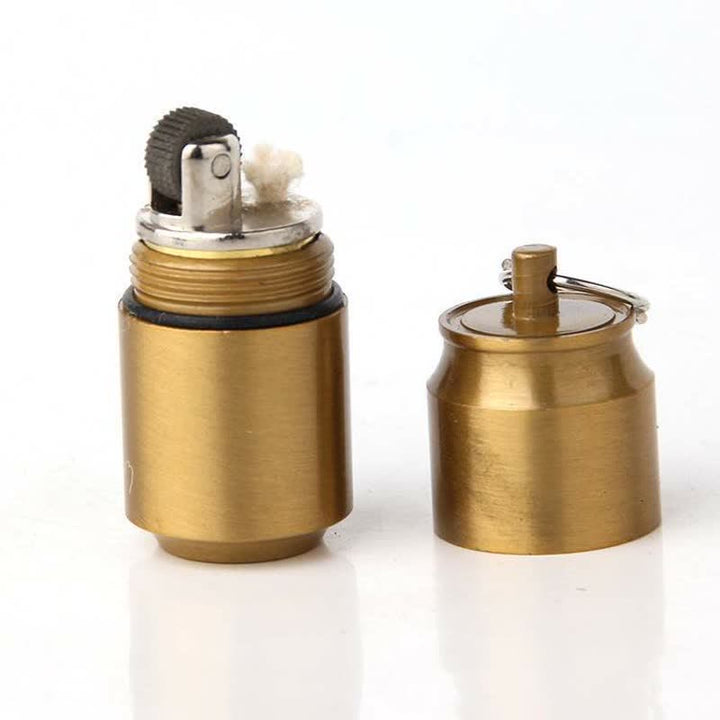 Mini briquet à pétrole rechargeable en forme de canette