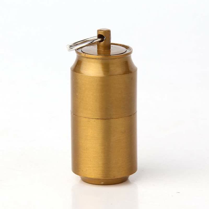 Mini briquet à pétrole rechargeable en forme de canette