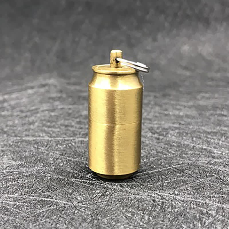 Mini briquet à pétrole rechargeable en forme de canette
