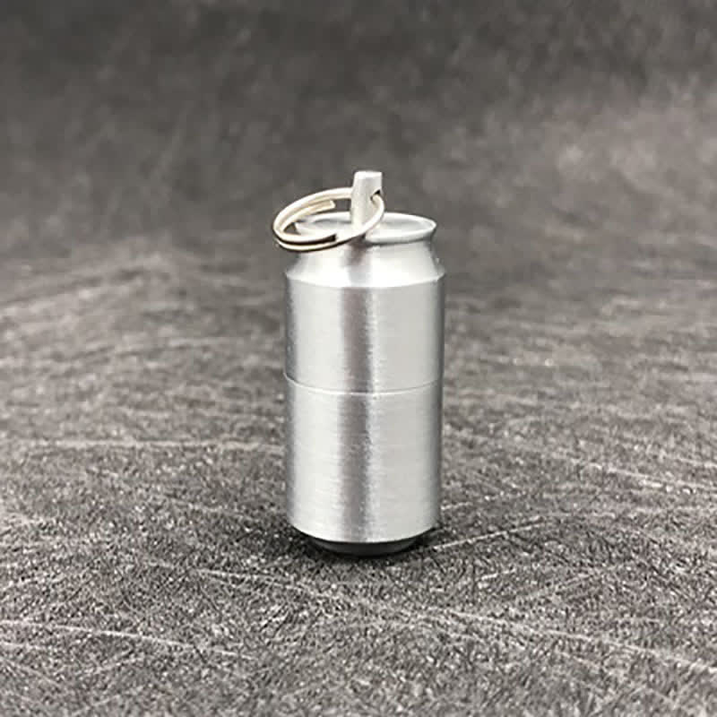 Mini briquet à pétrole rechargeable en forme de canette