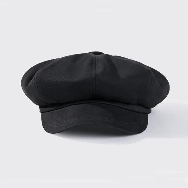 Béret tendance en sergé de couleur unie