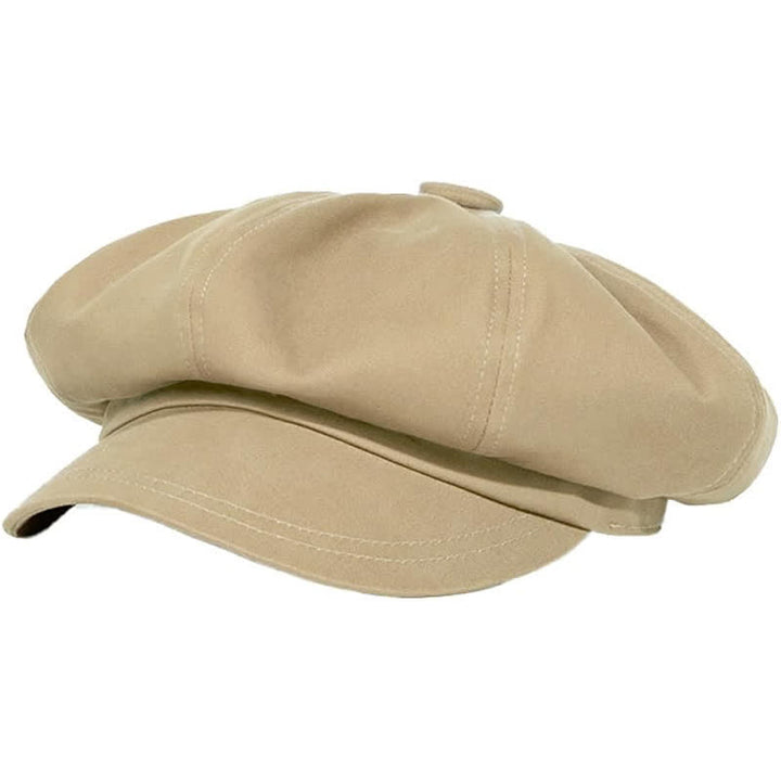 Béret tendance en sergé de couleur unie