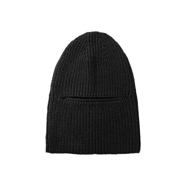Bonnet tricoté chaud sans bord pour le visage