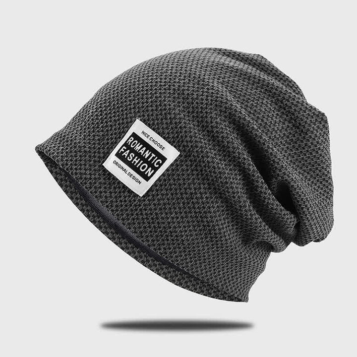Bonnet tricoté extensible sans bord décontracté