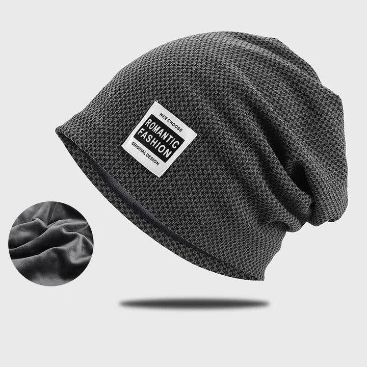 Bonnet tricoté extensible sans bord décontracté