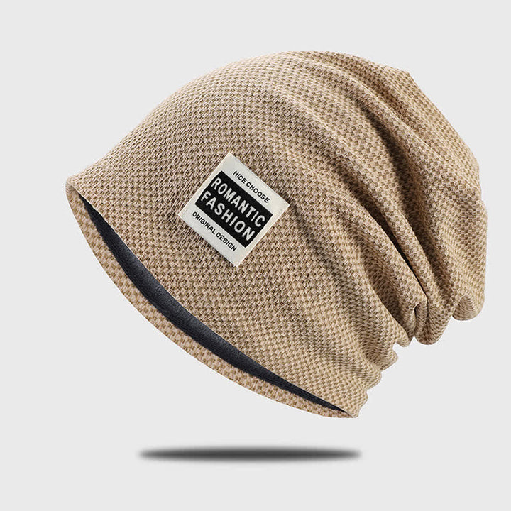 Bonnet tricoté extensible sans bord décontracté