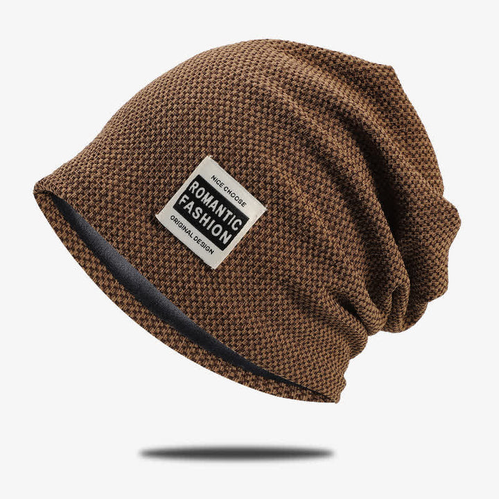 Bonnet tricoté extensible sans bord décontracté