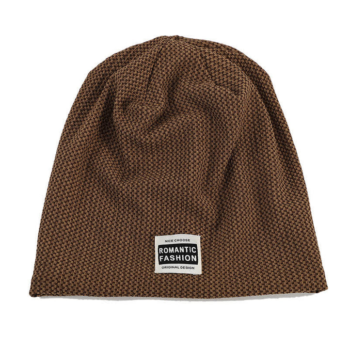 Bonnet tricoté extensible sans bord décontracté
