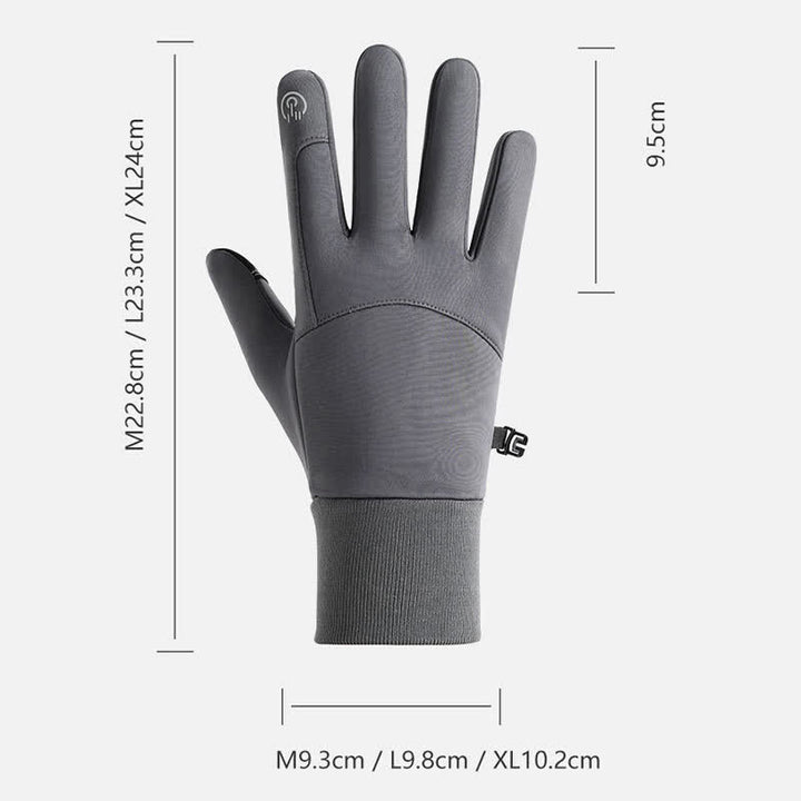 Gants de sport thermiques à écran tactile résistants au froid