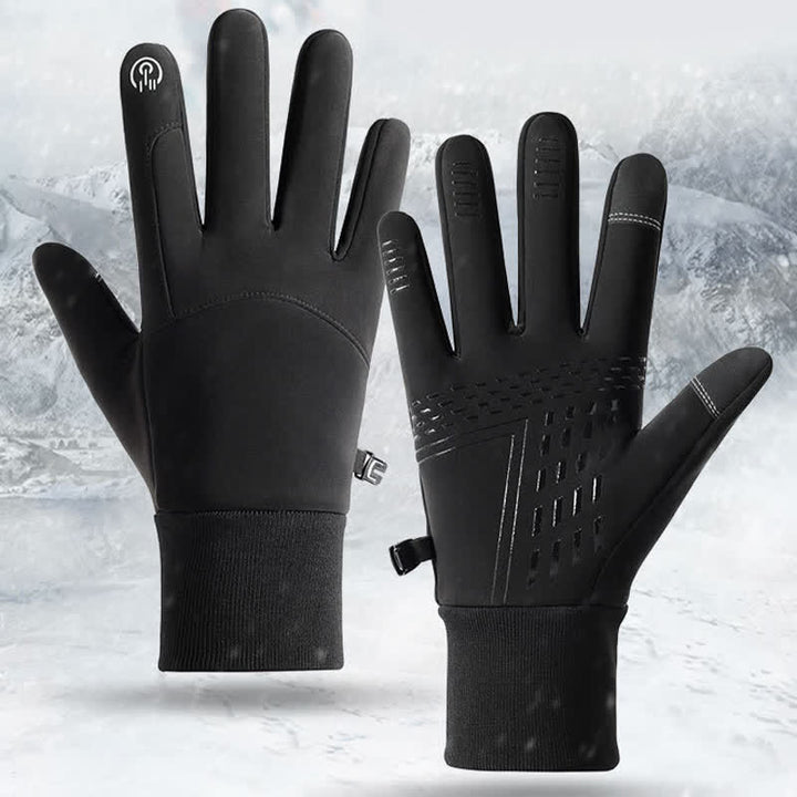 Gants de sport thermiques à écran tactile résistants au froid
