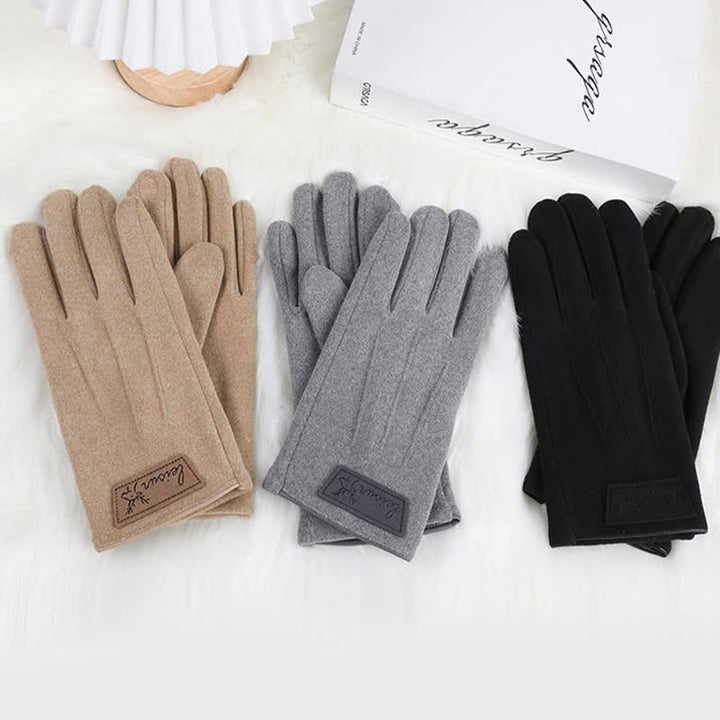 Gants d'hiver antidérapants pour écran tactile
