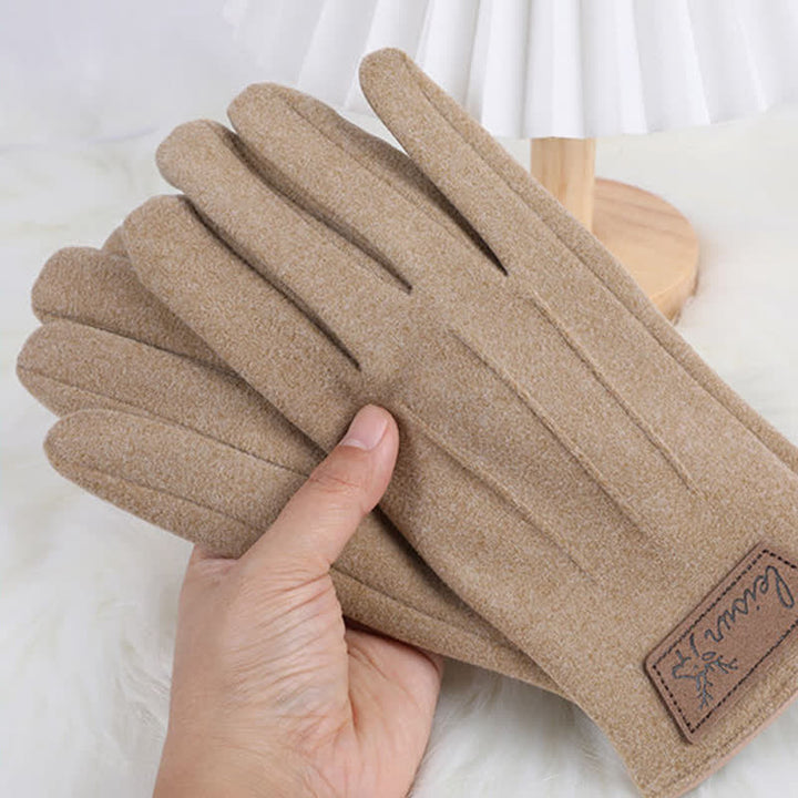 Gants d'hiver antidérapants pour écran tactile