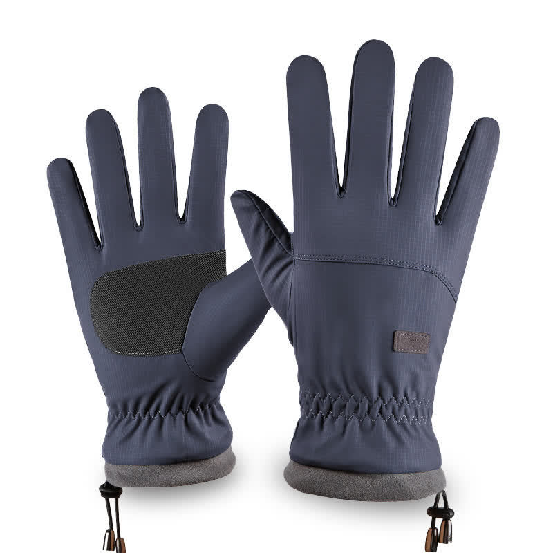 Gants d'équitation d'hiver pour écran tactile avec poignet élastique