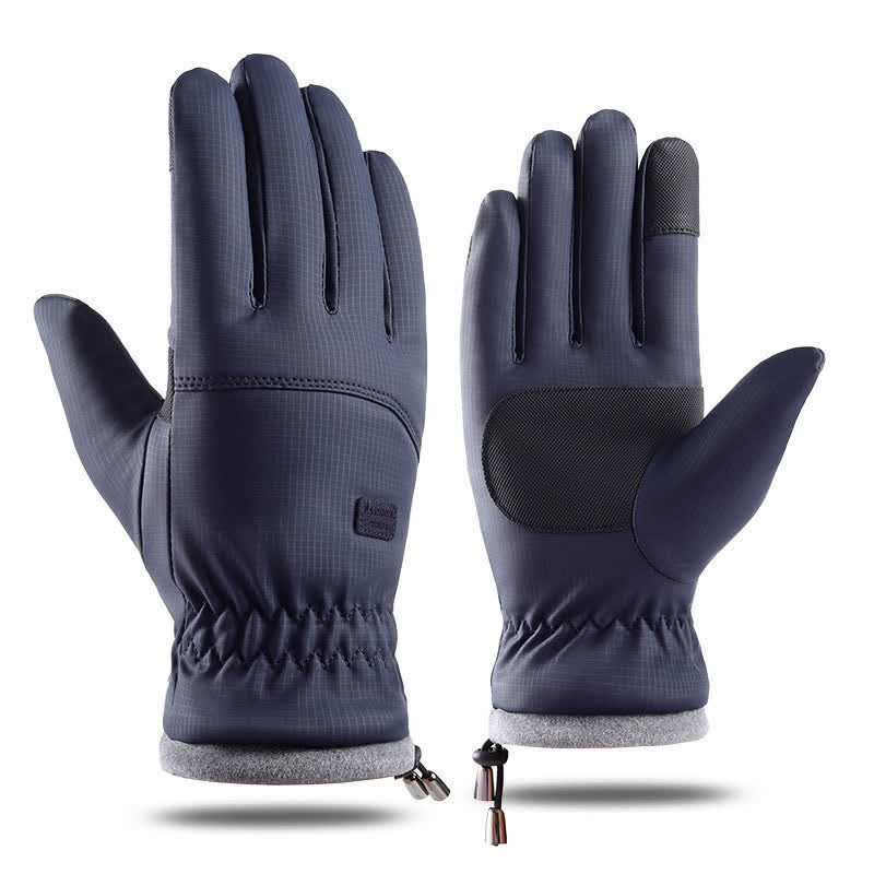 Gants d'équitation d'hiver pour écran tactile avec poignet élastique