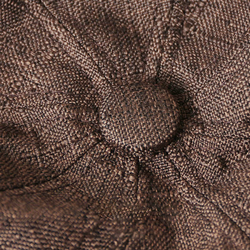 Béret respirant octogonal vintage pour vendeur de journaux