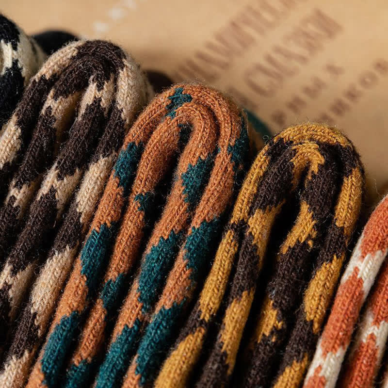 Chaussettes thermiques et esthétiques Argyle pour femmes