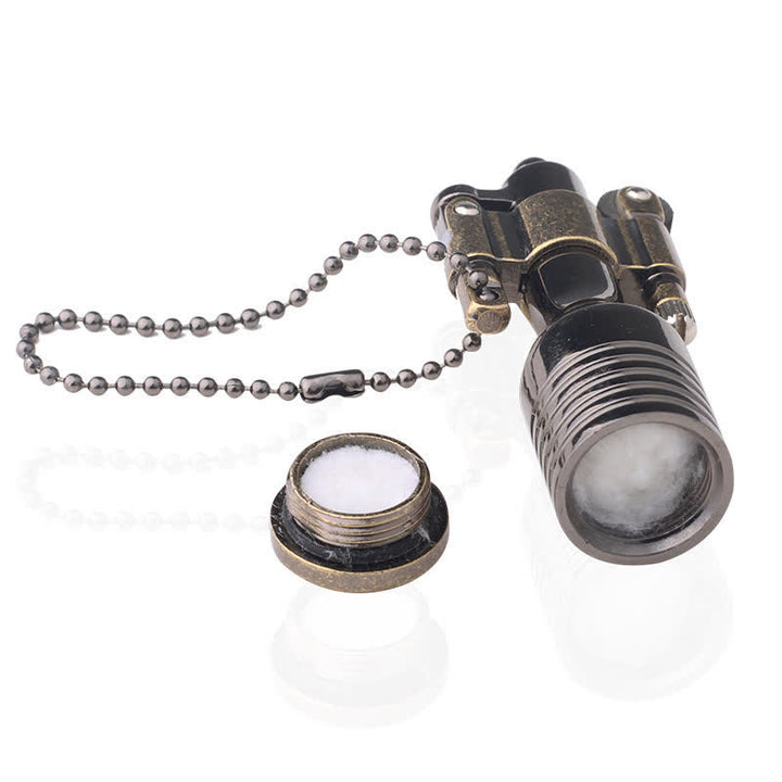 Briquet à huile rechargeable Steampunk à l'ancienne