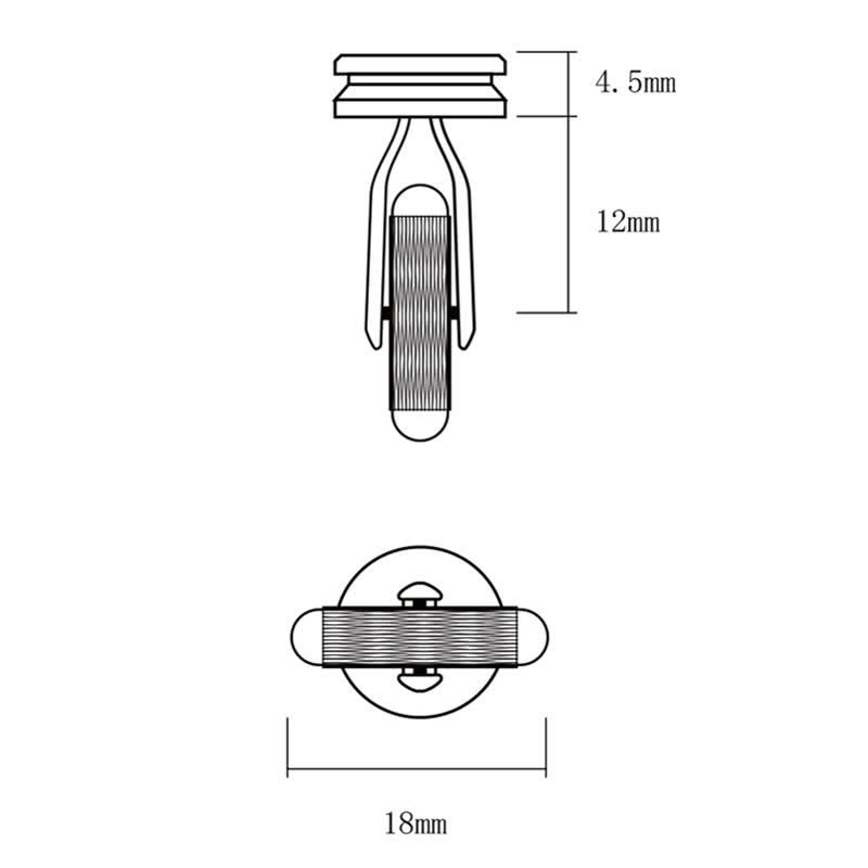 Boutons de manchette en laiton de style antique pour hommes - image 4