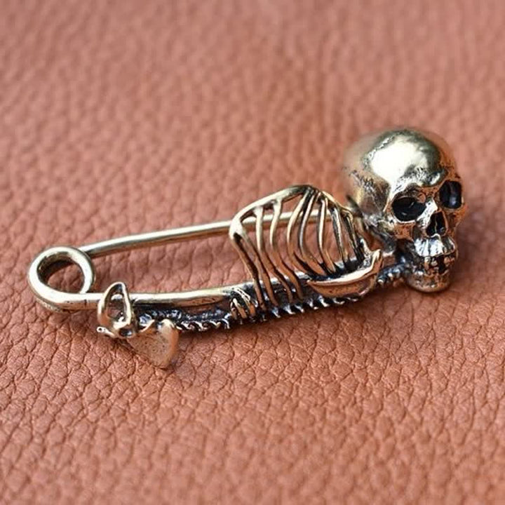 Broche crâne mystique Dark Elegance