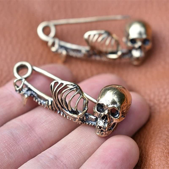 Broche crâne mystique Dark Elegance