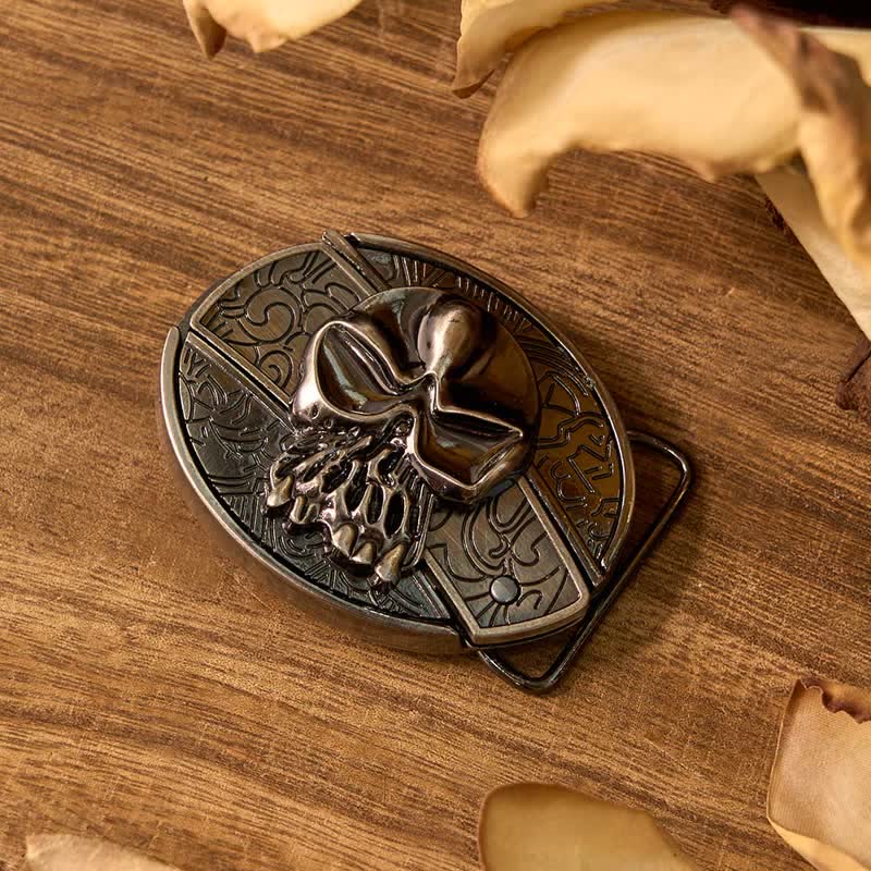 Ensemble de boucles de ceinture, couteau caché, pendentif en forme de tête de mort, longhorn, vache, bolo tie