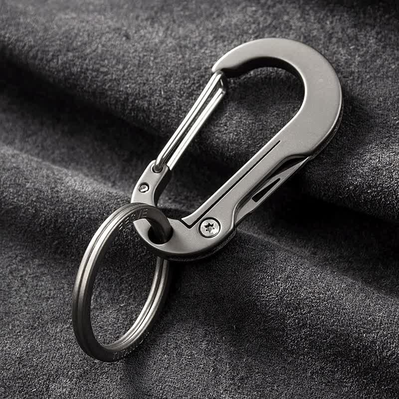 Couteau pliant, coupe-poche, mousqueton, porte-clés