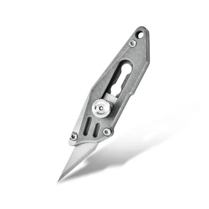 Couteau de poche portable Push Pocket Knife Unboxing Cutter Porte-clés