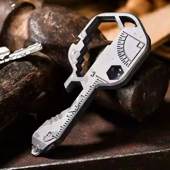 Mini utilitaire 11 en 1 porte-clés en forme de clé pour outils courants - image 9