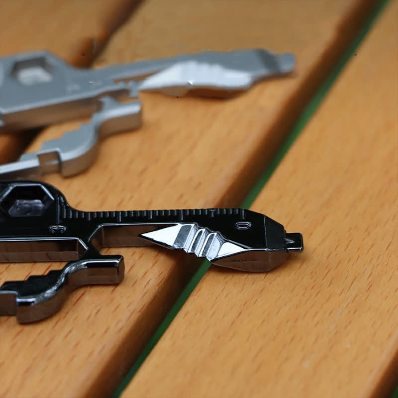 Mini utilitaire 11 en 1 porte-clés en forme de clé pour outils courants - image 12