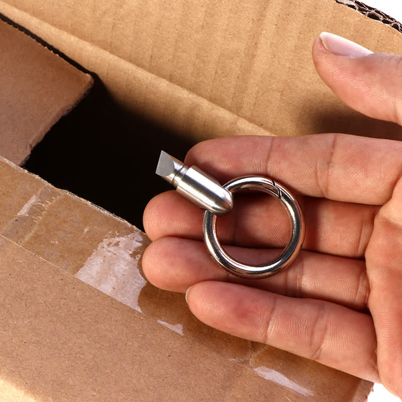 Porte-clés coupe-capsule de poche mini-déballage