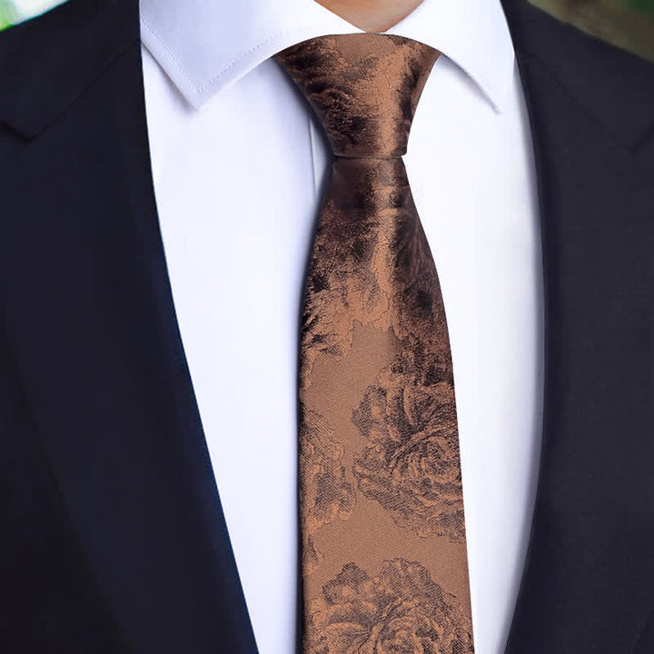 Ensemble de 3 nœuds papillon vintage en bronze pour homme