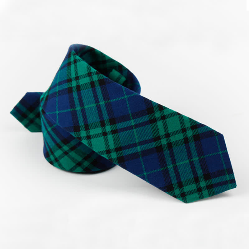 Nœud papillon à carreaux tendance pour homme, avec mouchoir et cravate. - image 3
