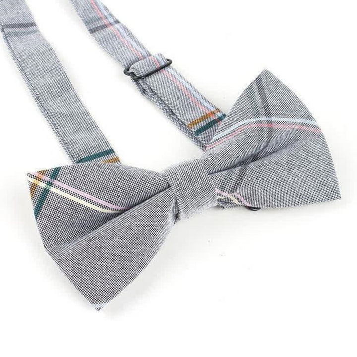 Cravate à motif à carreaux tendance pour hommes