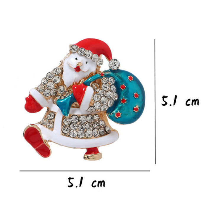 Broche pour femme de la collection Noël de Creative Glazes