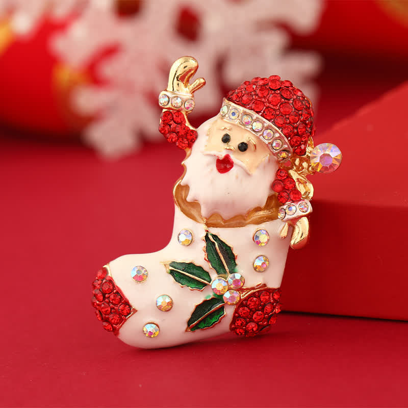 Broche pour femme de la collection Noël de Creative Glazes