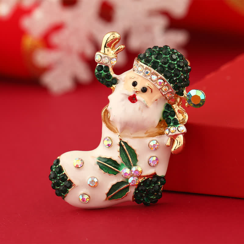 Broche pour femme de la collection Noël de Creative Glazes