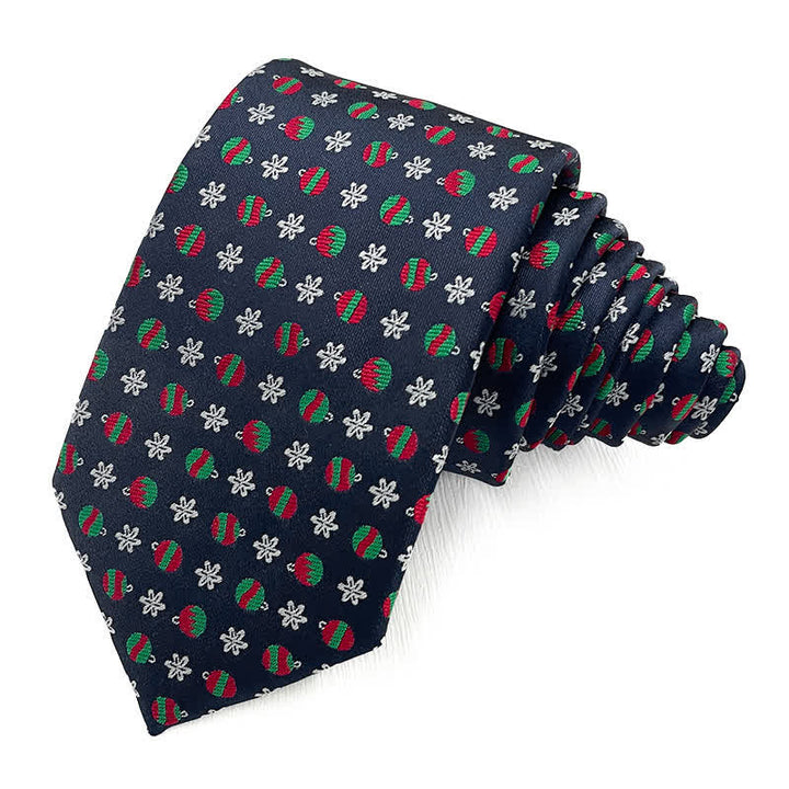 Cravate amusante pour homme à motifs de Père Noël sur le thème de Noël