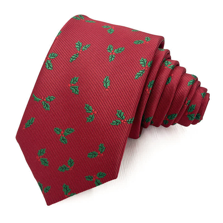Cravate amusante pour homme à motifs de Père Noël sur le thème de Noël