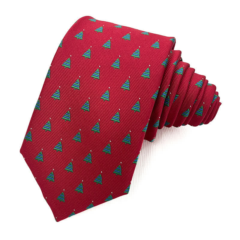 Cravate amusante pour homme à motifs de Père Noël sur le thème de Noël