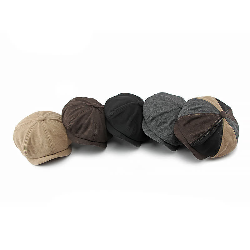 Béret de gavroche à coutures tendance et couleurs assorties - image 8
