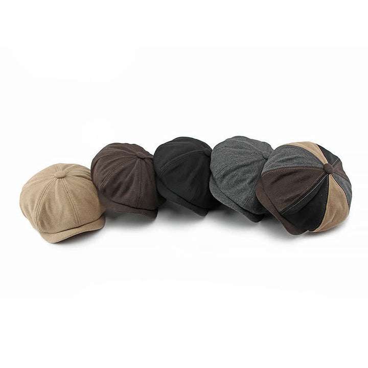 Béret de gavroche à coutures tendance et couleurs assorties - image 8