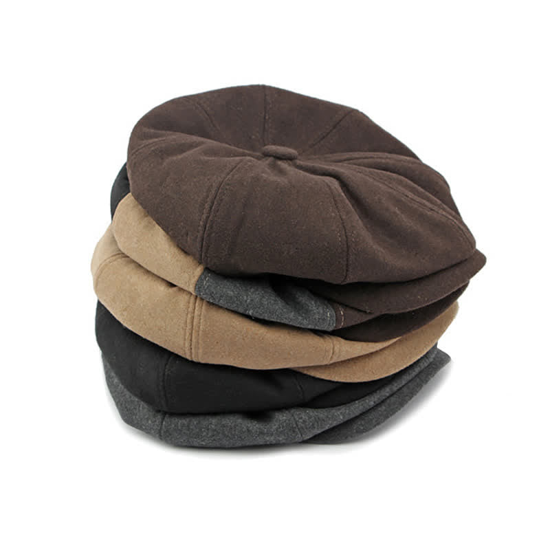 Béret de gavroche à coutures tendance et couleurs assorties - image 7