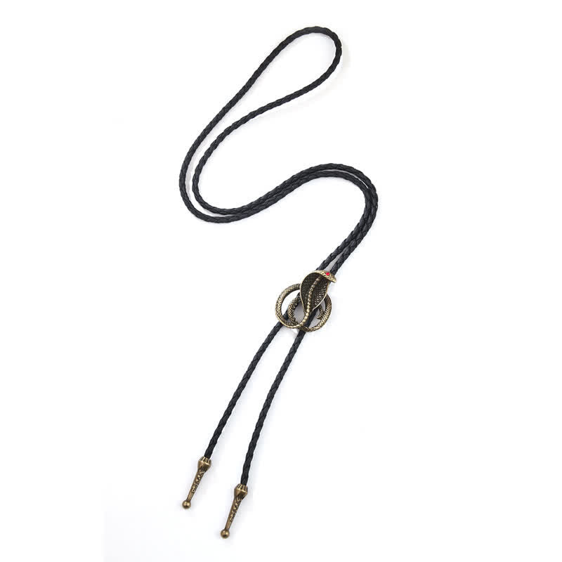 Cravate Bolo Serpent Western Punk Cobras
