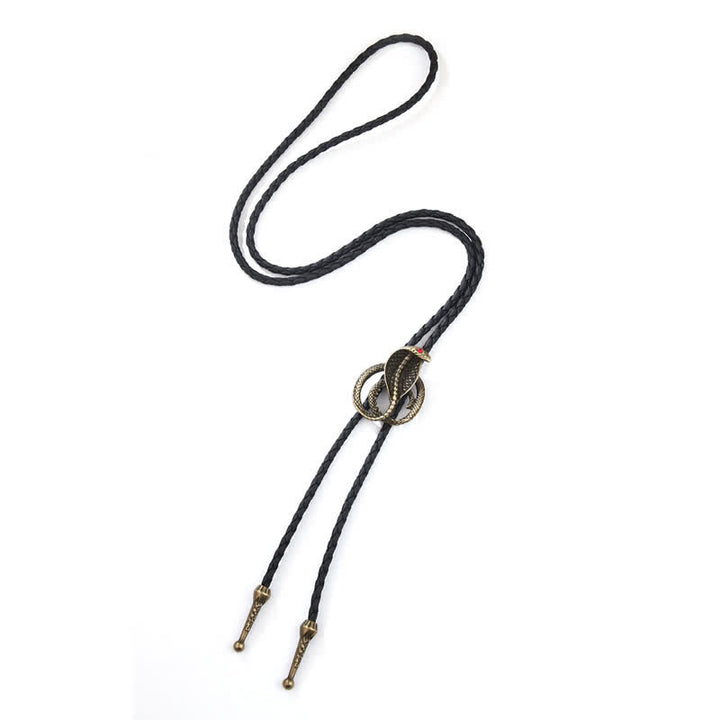 Cravate Bolo Serpent Western Punk Cobras