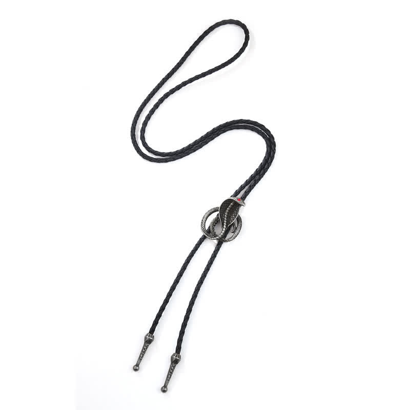 Cravate Bolo Serpent Western Punk Cobras