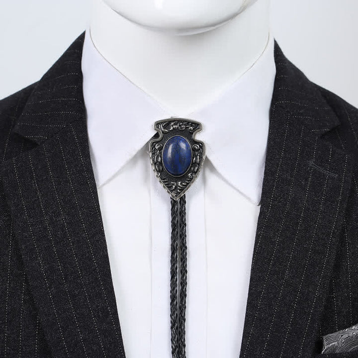 Pendentif en pierre artificielle de style tribal flèches Bolo Tie